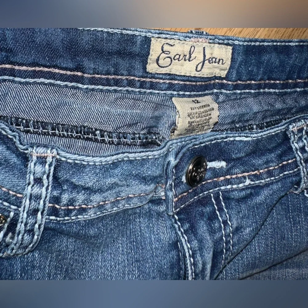 Earl Jean Classic Blue Denim Bootcut Jeans